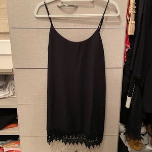 Show me your mumu black slip dress